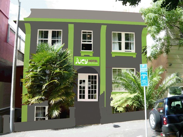 The first Jucy Hotel has opened in Auckland